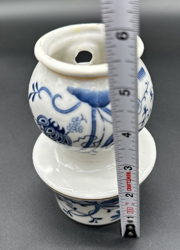 💙 Vintage Ceramic Blue Danube/ Blue Onion Perfume Lamp / Nightlight 💙