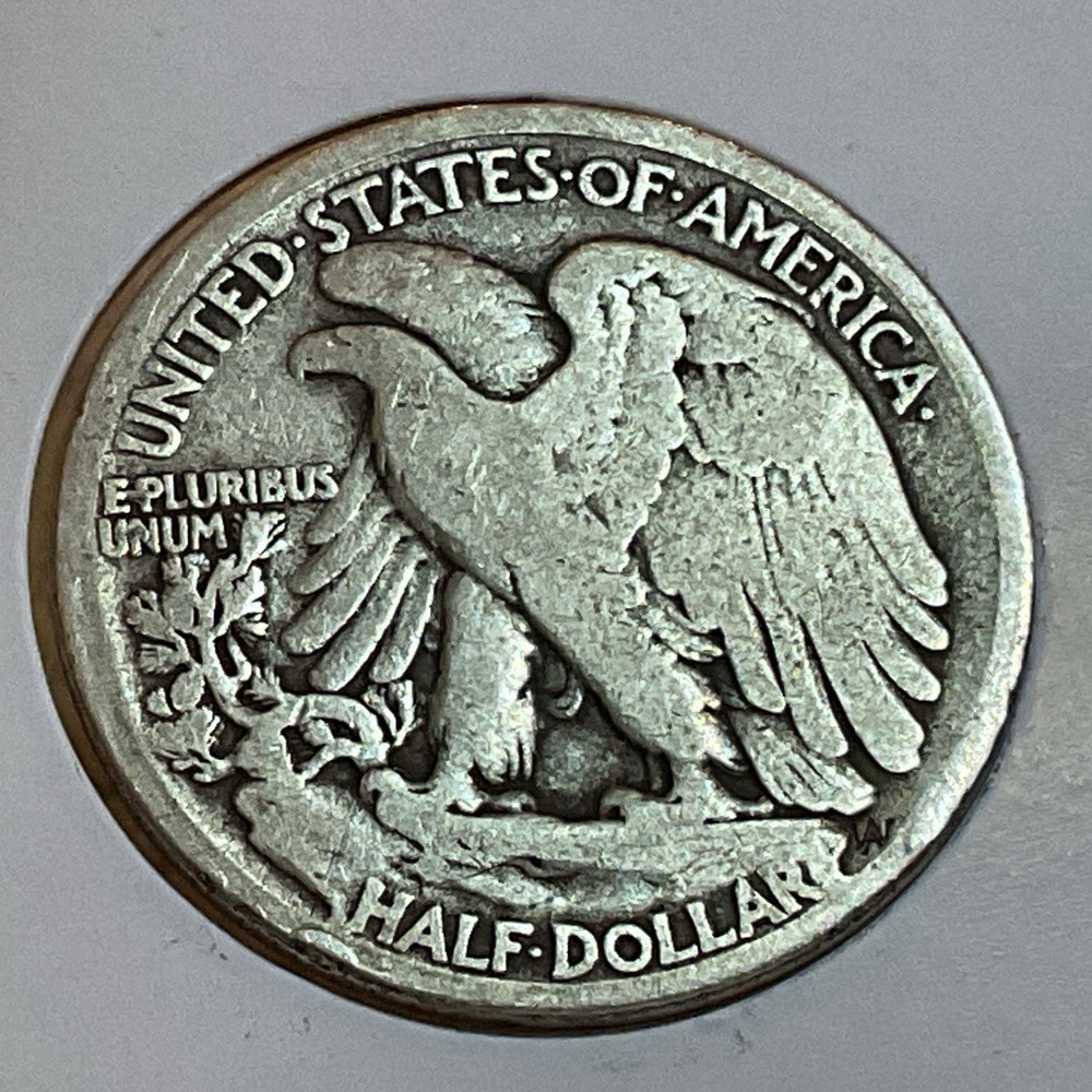 1917-S obverse Walking Liberty Half Dollar