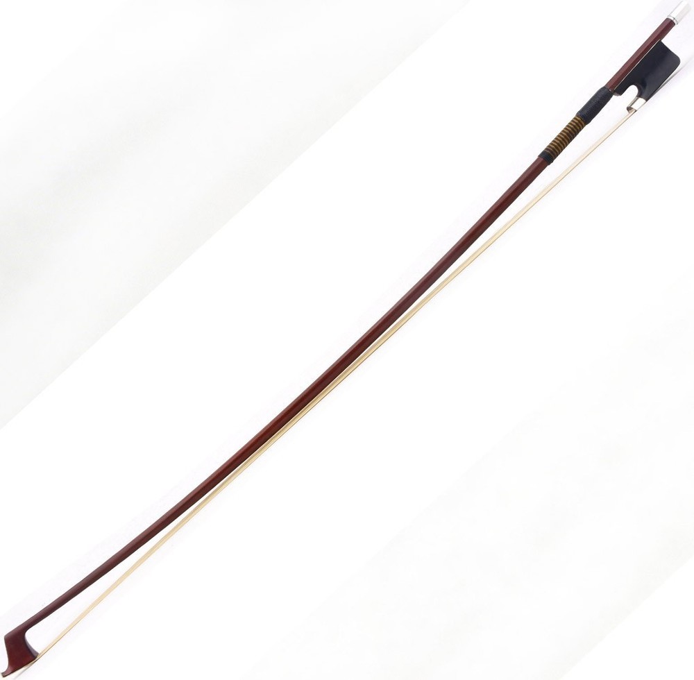 D.PECCATTE Copy Master Antique Pernambuco Cello Bow 4/4 Ebony No eye Silver 81g