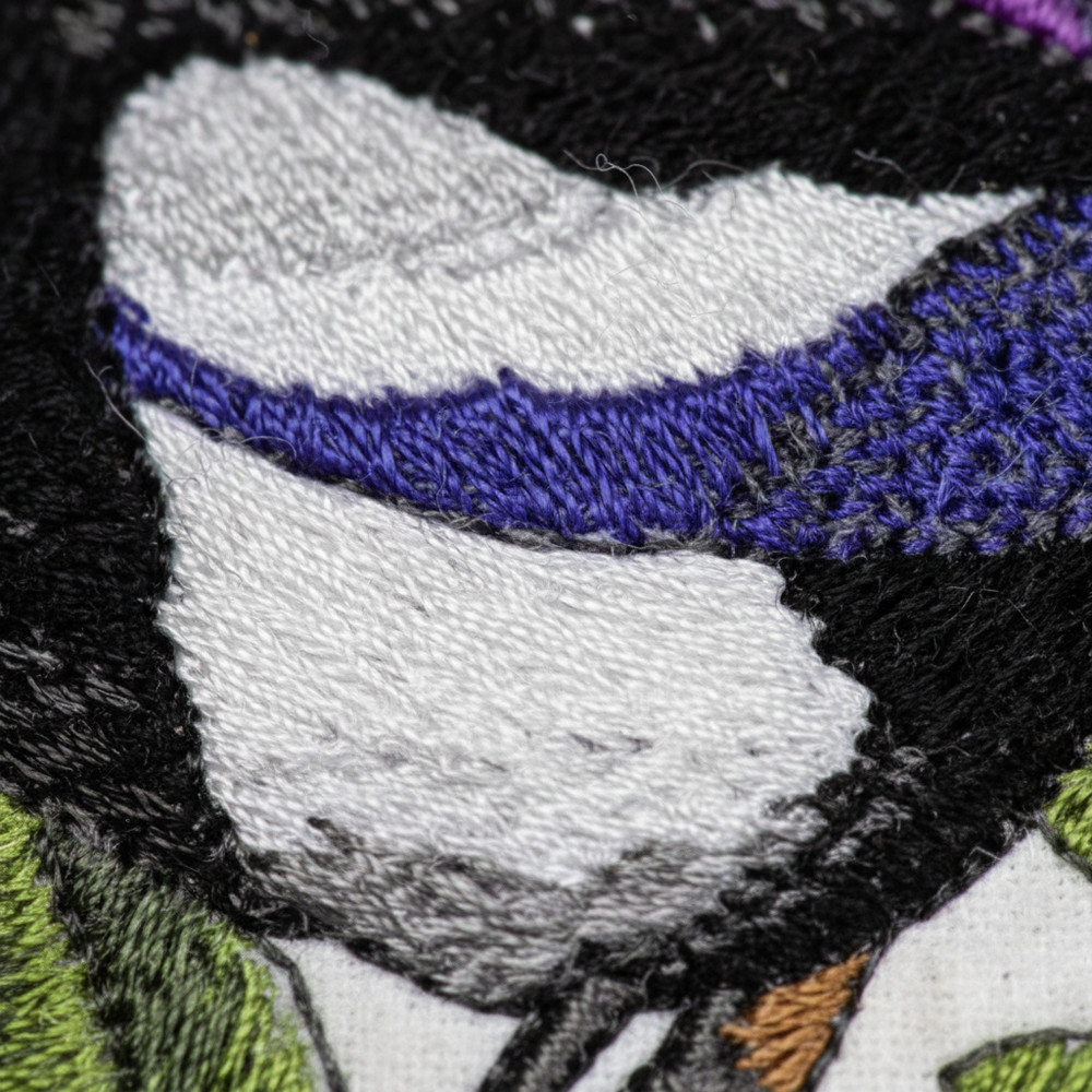Magpie & Lupine Embroidered Patch