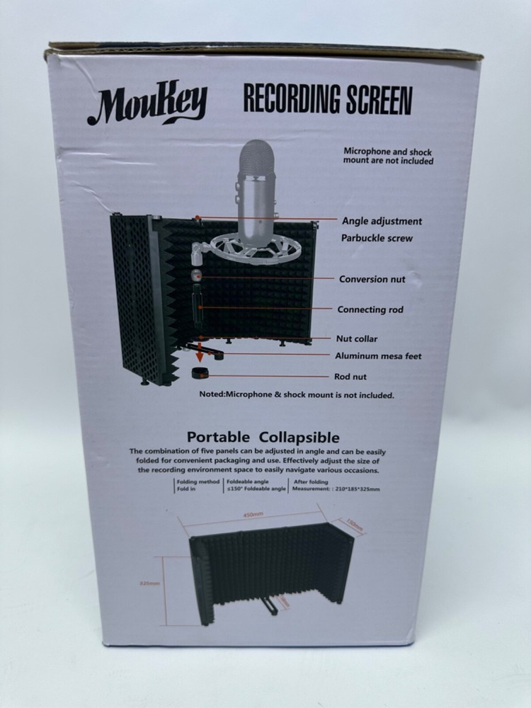 MouKey MPFBK5 Recording Screen 5 Foldable Panels