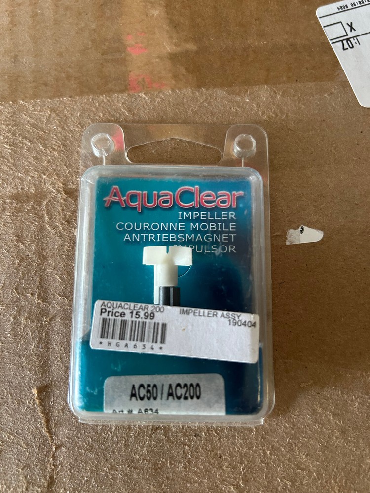 AquaClear 200 Impeller New There is NO SHAFT!!!!!