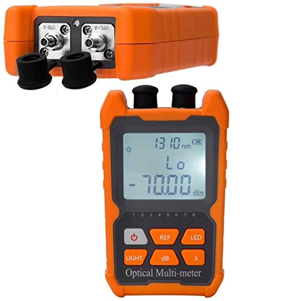 Optical Power Meter with Multi-Wavelength Support and Easy Calibration Features