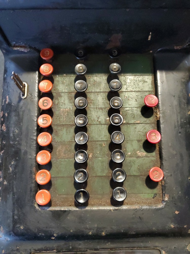 Antique Burroughs counting Machine