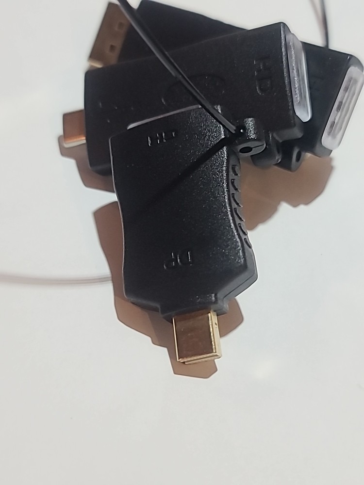 Universal HDMI Adapter Ring Kit Security Loop DisplayPort Mini dp & USB-C