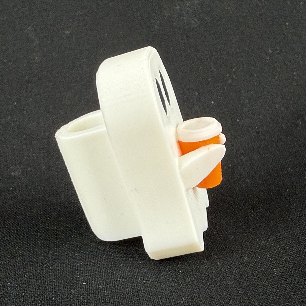 Ghost Straw Charm 3D Printed