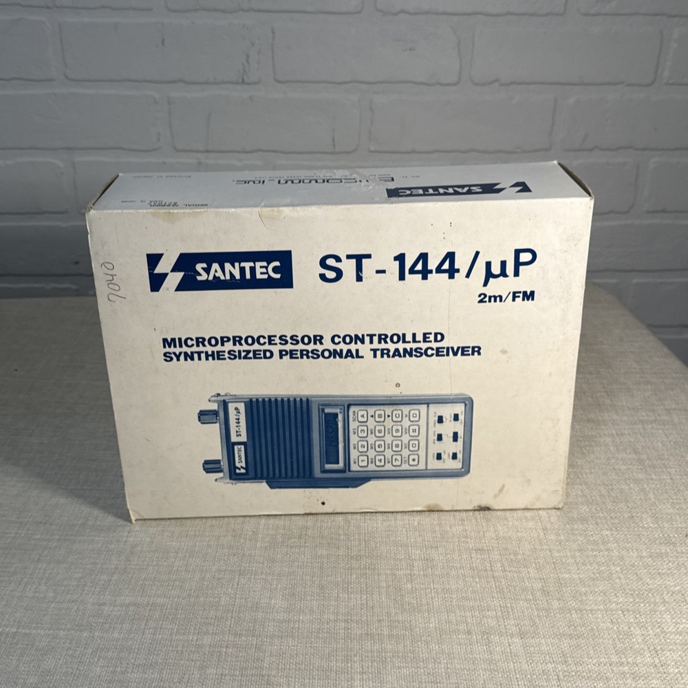 SANTEC ST-144FM VHF 2-Meter HT Ham With Box Read Description