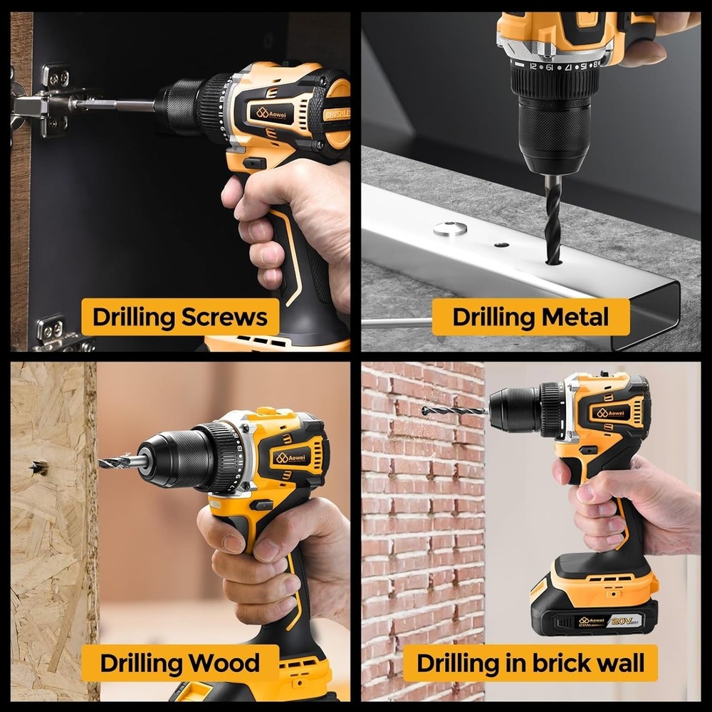 Max Cordless Impact Drill Driver Set with