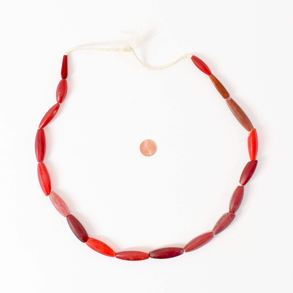 Bohemian Red Trade Beads