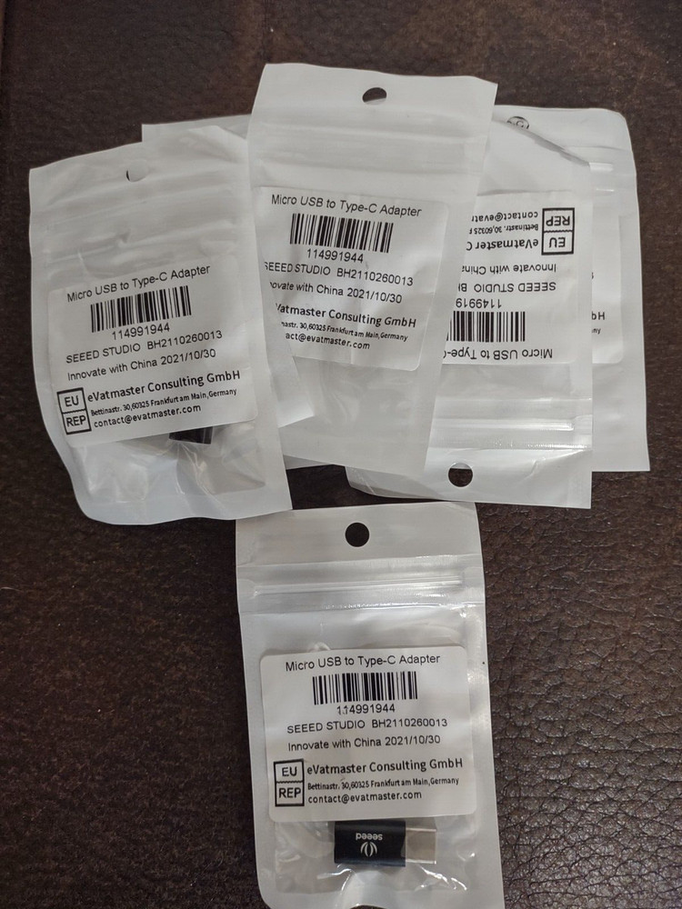 10 Pack Micro USB to Type C Adapter