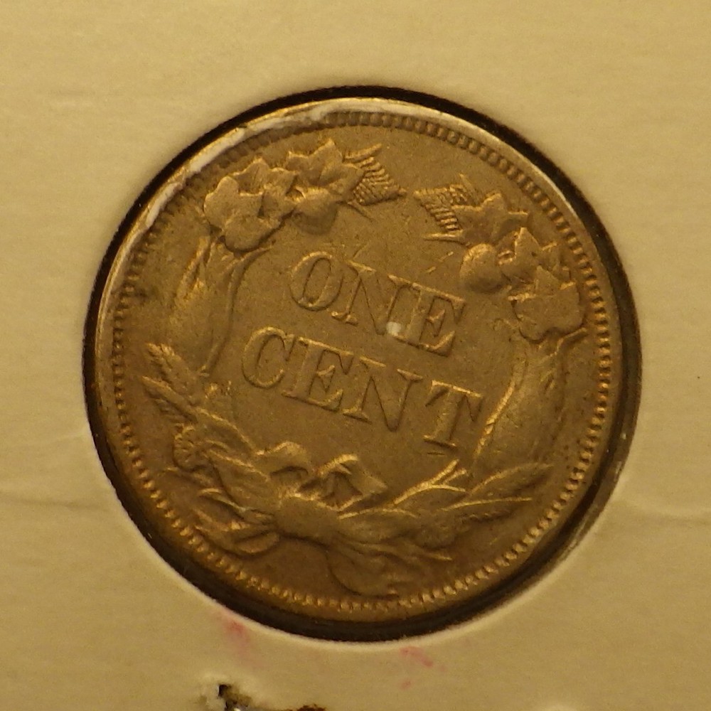 1858 Small Letters Flying Eagle Cent, From Old Collection.