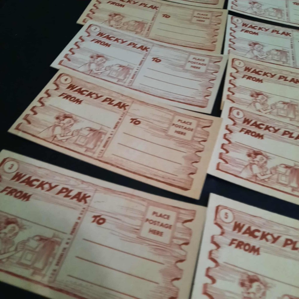 1959 "Wacky Plaks" Cards