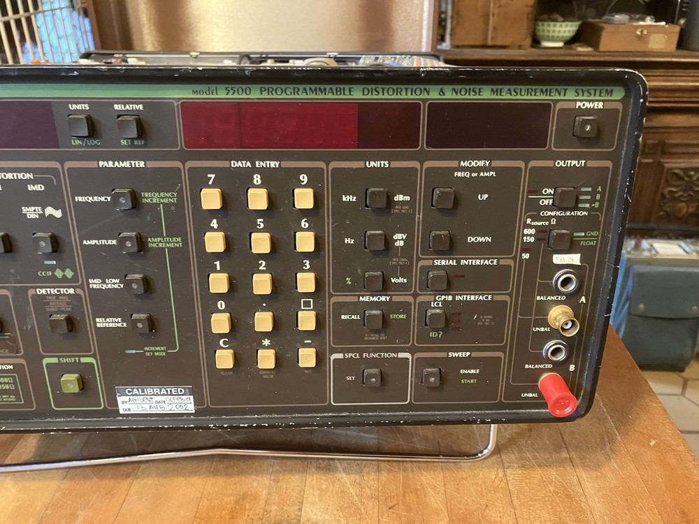 Amber Electro 5500 Audio Programmable Distortion & Noise THD Measurement System