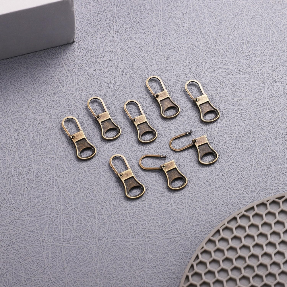 8Pcs Zipper Pull Replacement, Zipper Pullers Detachable Zipper Tab Repair Handle