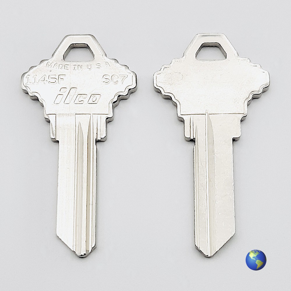 SC7 Key Blanks for Various Products by Schlage (3 Keys)
