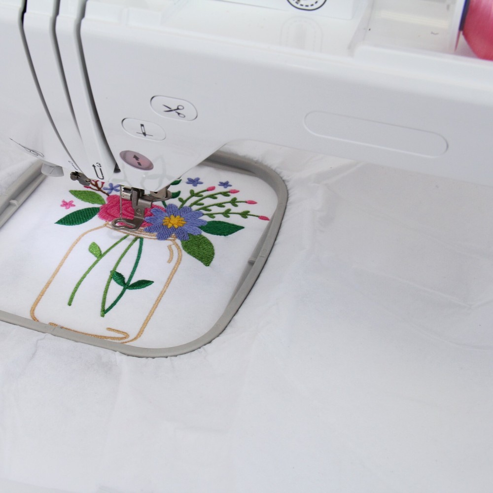 Threadart 20 Cone Polyester Embroidery Machine Thread Set Fresh Colors 1000M