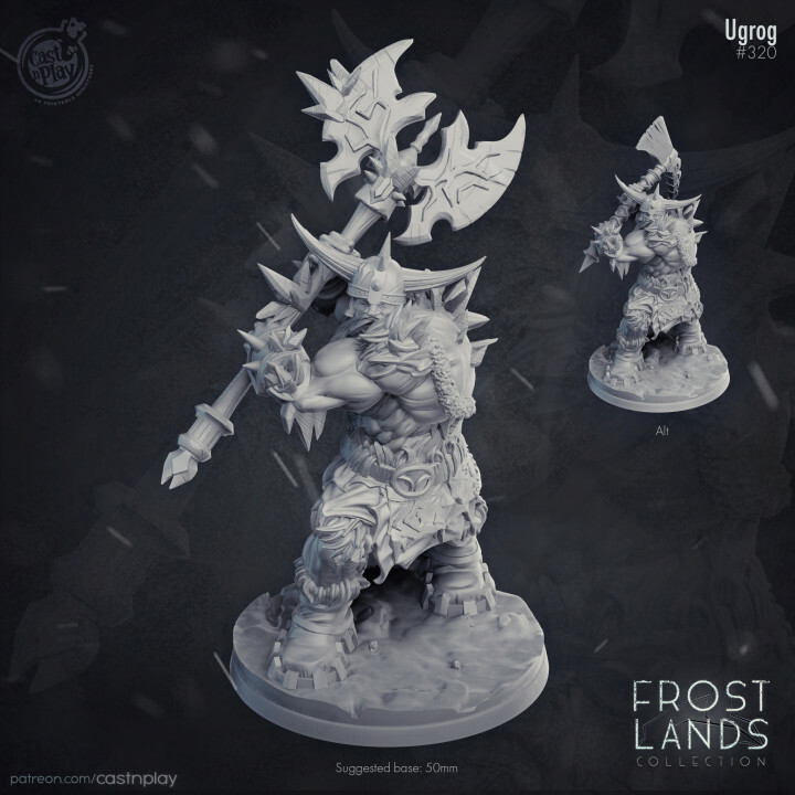 Ugrog Miniature | D&D DnD | RPG | Mini