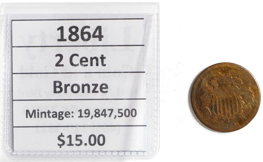 1864 Two Cent Piece