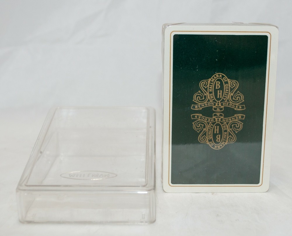 Benson Hedges Whitman Playing Cards Sealed w/Plastic Case