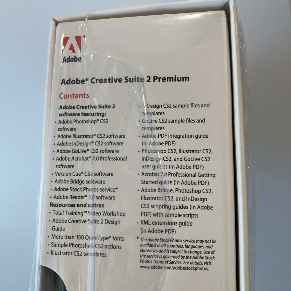 Adobe CS2 Creative Suite 2 Premium Education Version - Windows OS Version