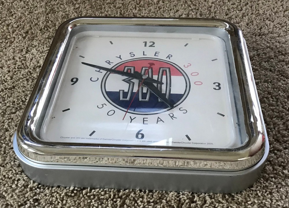 CHRYSLER 300 - 50 YEARS - ANNIVERSARY WALL CLOCK