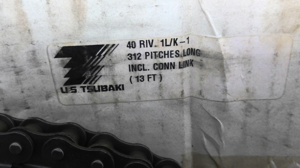 Tsubaki 40 RIV 1L/K-1 Roller Chain