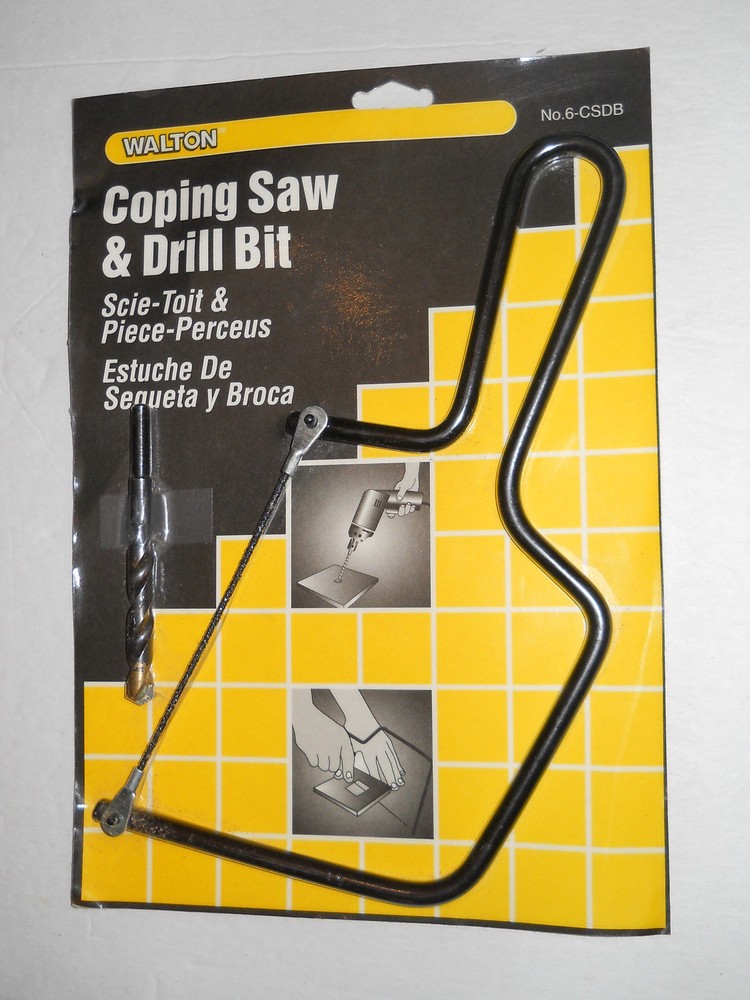 TILE COPING SAW AND DRILL BIT "WALTON"