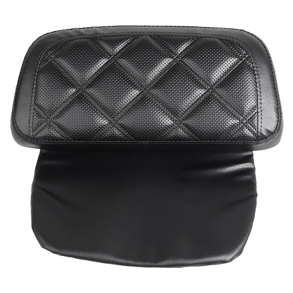 Black Stitching Razor Chopped Trunk Backrest Pad For Harley CVO Road Tri Glide