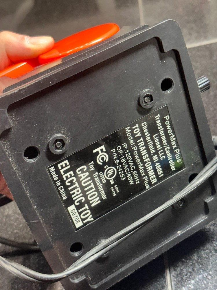 Lionel Train Power Max Plus O Scale Transformer Tested