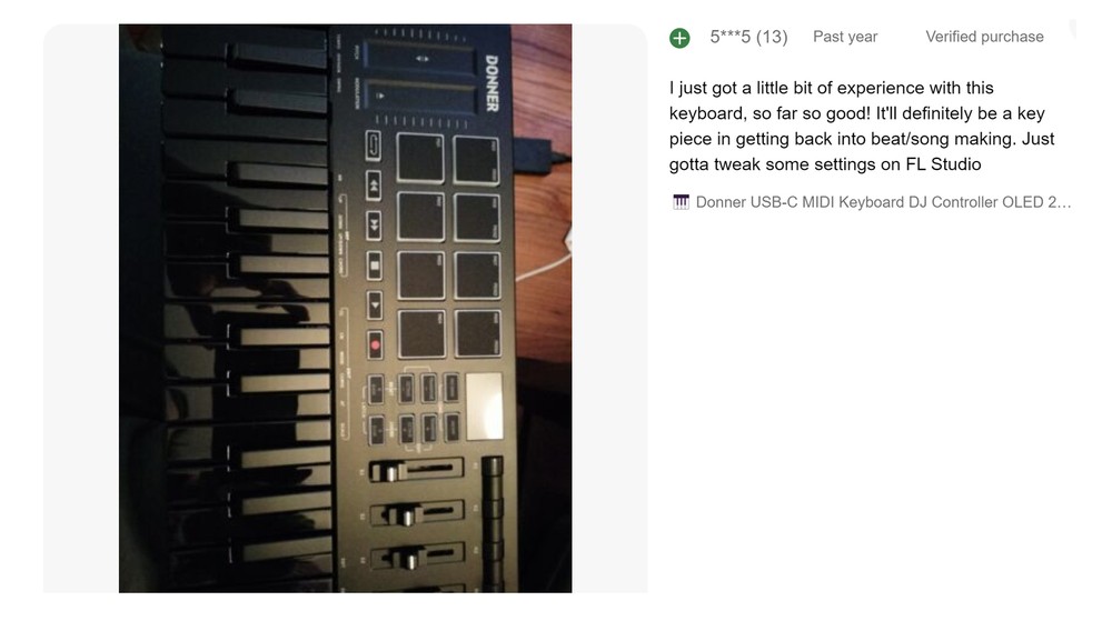 🎹 Donner DMK-25 Pro USB MIDI Keyboard Controller 4 DAW Software 40 Teach Course