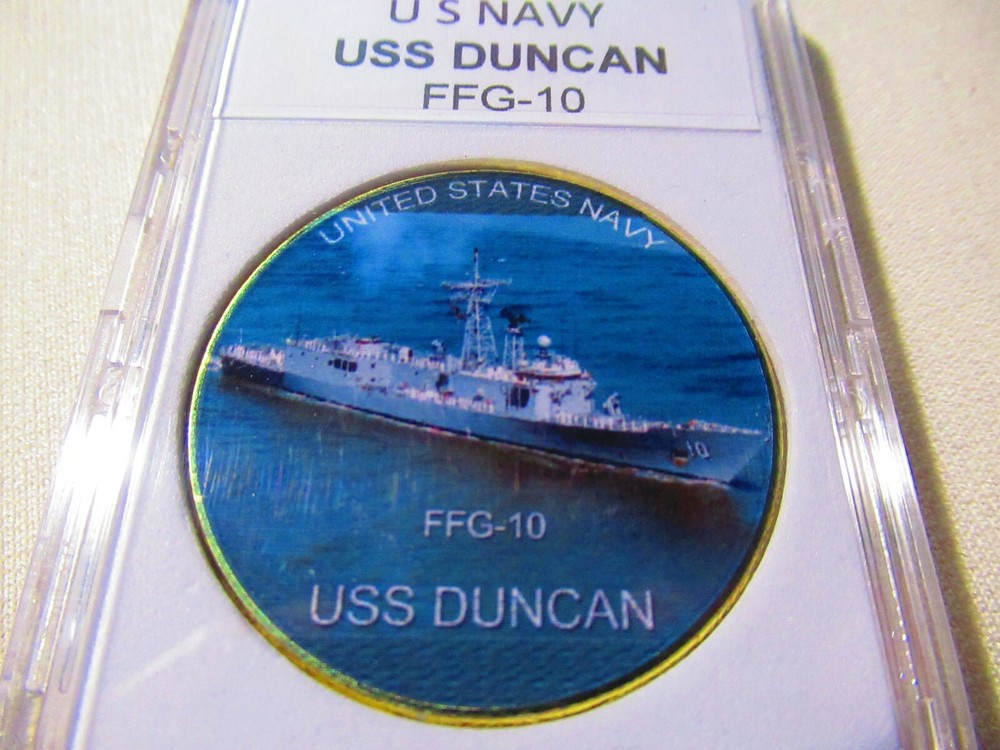 US NAVY - USS DUNCAN (FFG-10) Challenge Coin