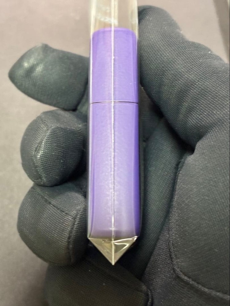 Zippo Purple Simple Model One Sided Processing Lighter Regular Japan