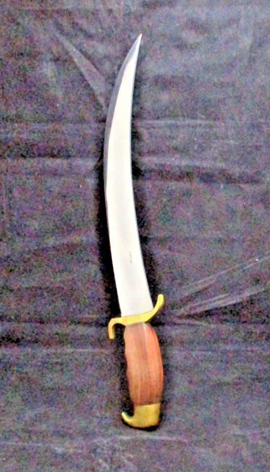 KNIFE, ALI BABA STYLE, GREAT CONVERSATION PIECE/WITH SHEATH
