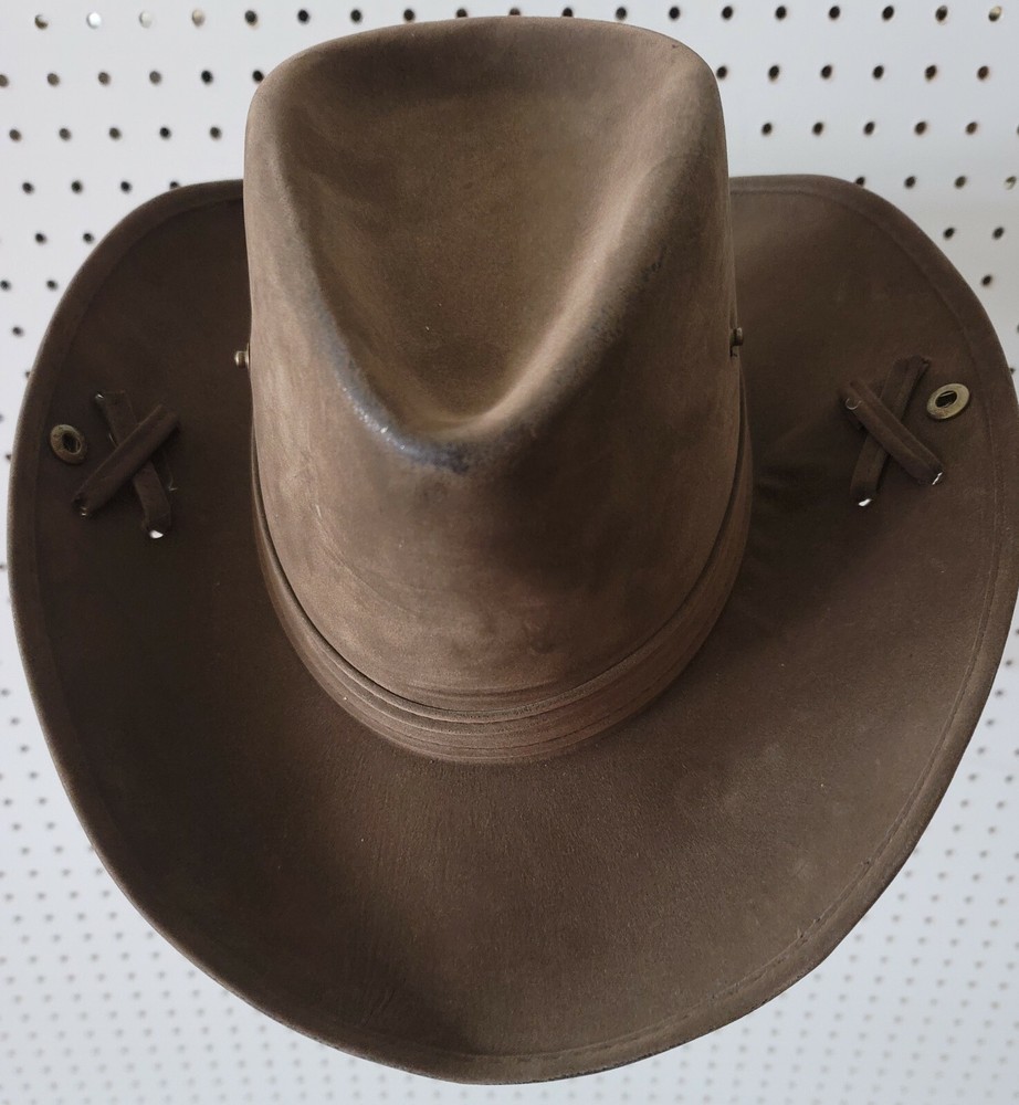 SUEDE COWBOY SNAP HAT BROWN Yellowstone
