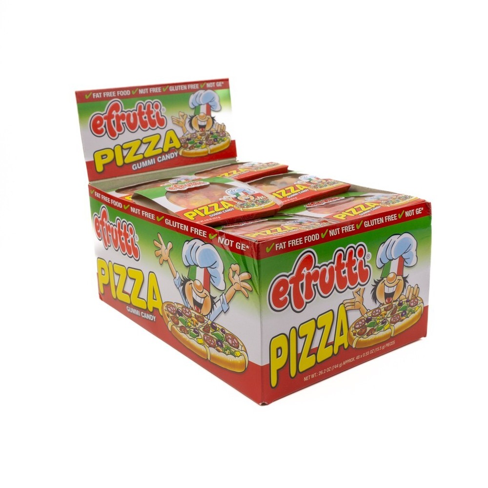 Efrutti Pizza Gummi Candy 48 Pieces