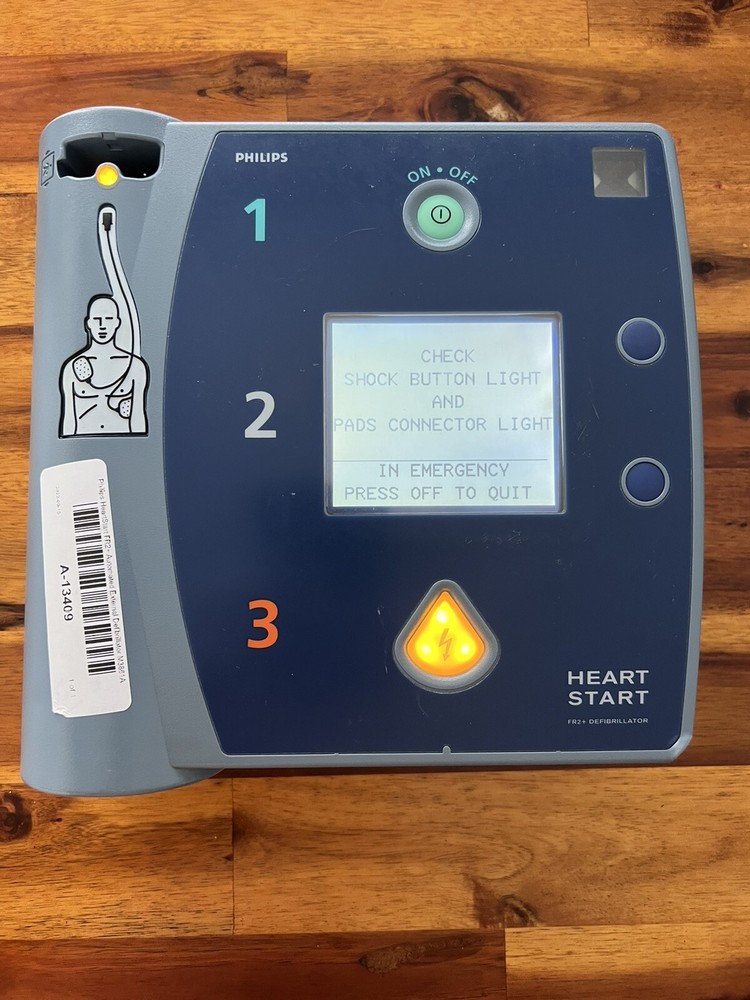 Philips FR2+ Heartstart Automatic External Defibrillator AED FR2+