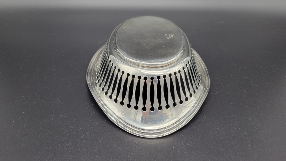 Vintage MAUSER STERLING SILVER PIERCED BOWL