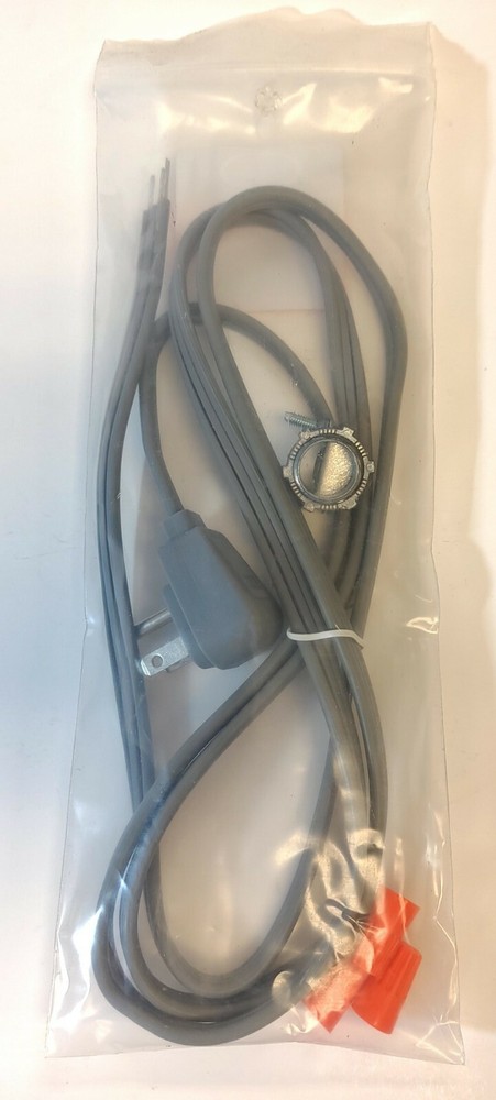 Pasco 6' Disposal Cord Angle Cap 13A 16/3 Pigtails