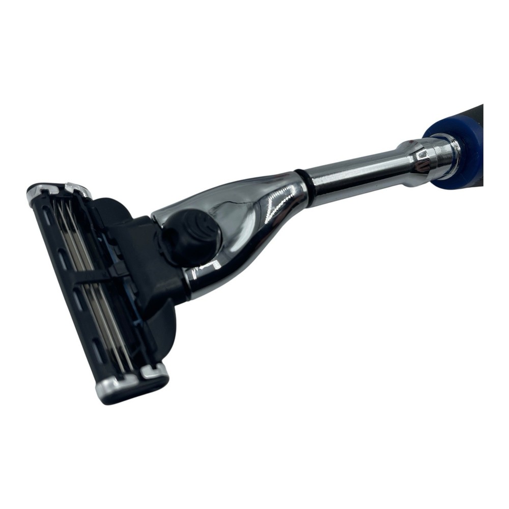 Snap on Tools Blue Razor Soft Grip Ratchet Handle Gillette Blade Shaver