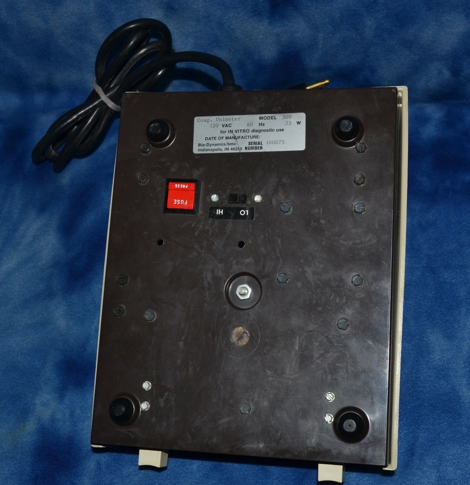 Vintage Bio-Dynamics Unimeter 500 Set Untested powers on and counter counts up