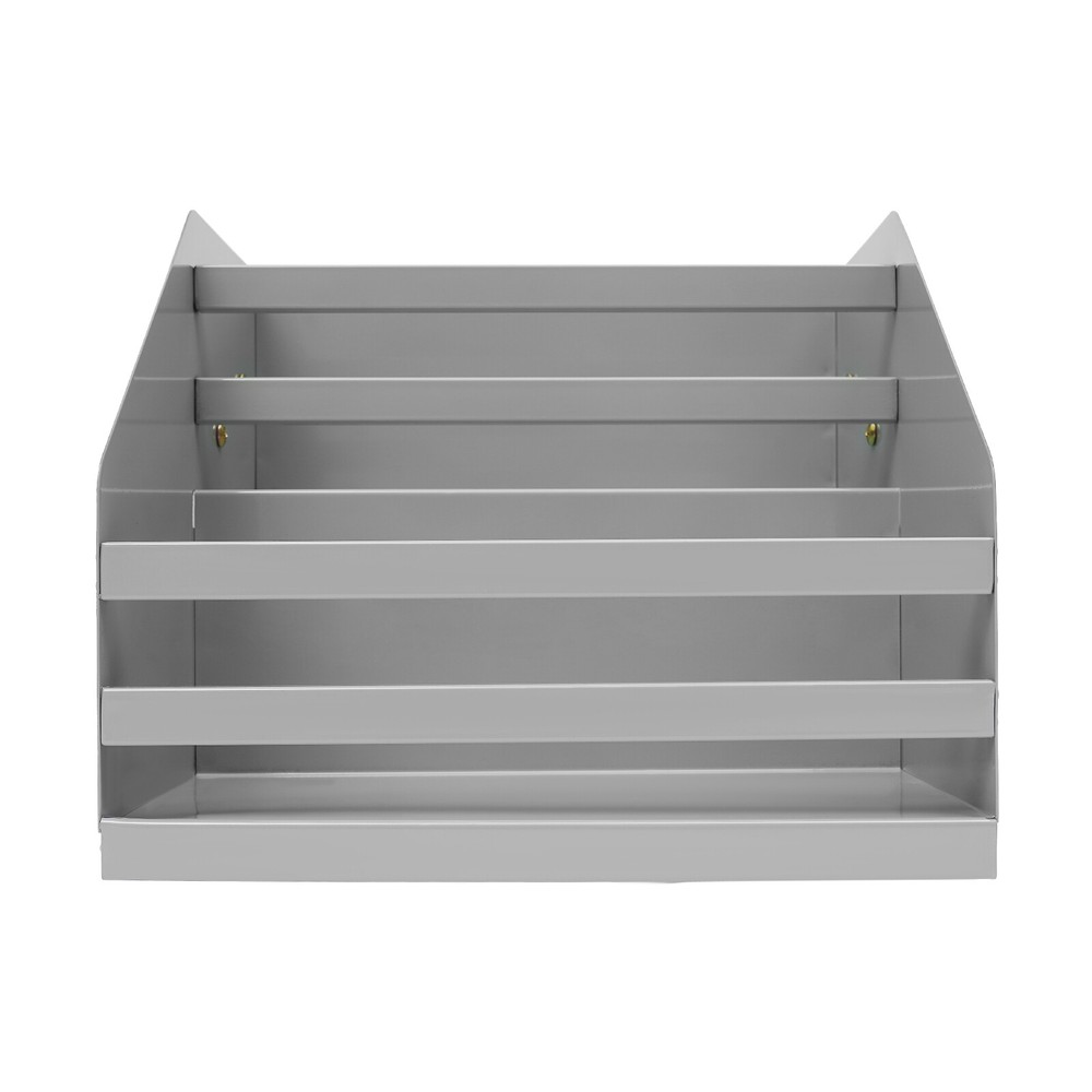 Pull Down Cabinet Organizer 2 Tier Cabinet Wall Shelf Rack L-Shaped Base