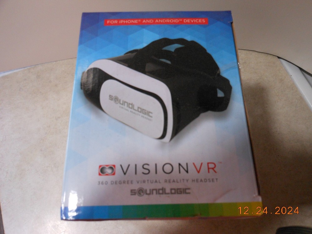 Soundlogic Vision VR 360 Degree Virtual Reality Headset - iPhone & Android FS