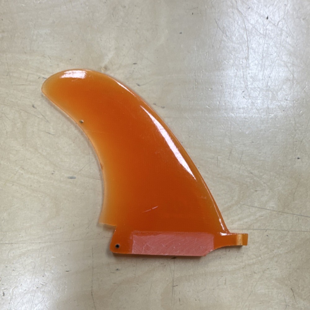 Fins Unlimited Orange Surfboard Fin