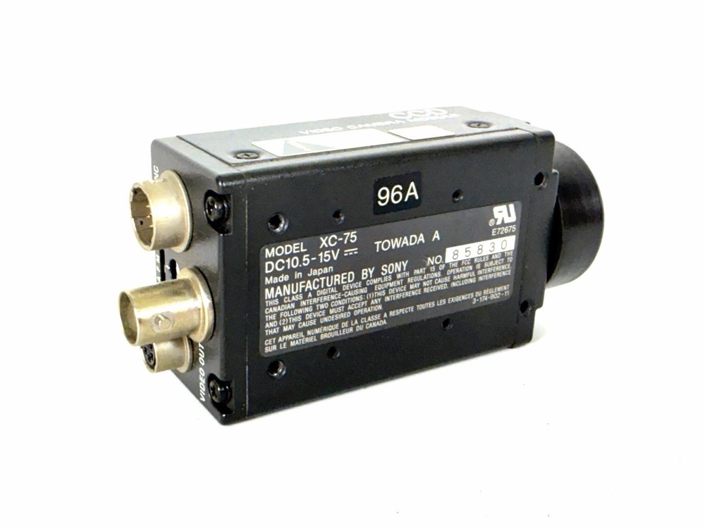 Used SONY XC-75 CCD Industrial Camera