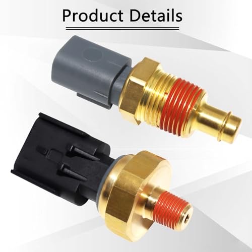 2 Pack Engine Oil Pressure Sensor Sender Switch & Coolant Temperature Sensor