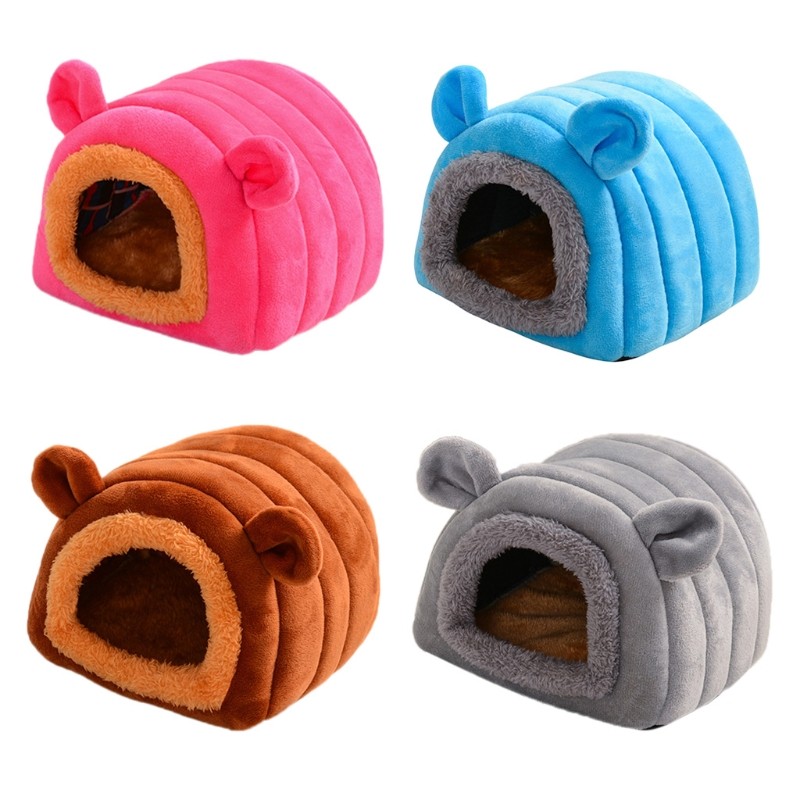 Practical Small Pet Sleeping Pet Bed Soft Warm Cage for Small Rabbit Hamsters