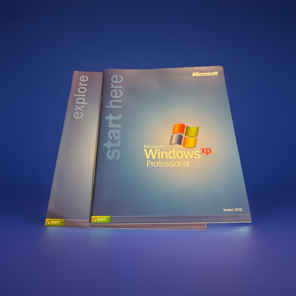 Microsoft Windows XP Professional CD (2002) with License Key