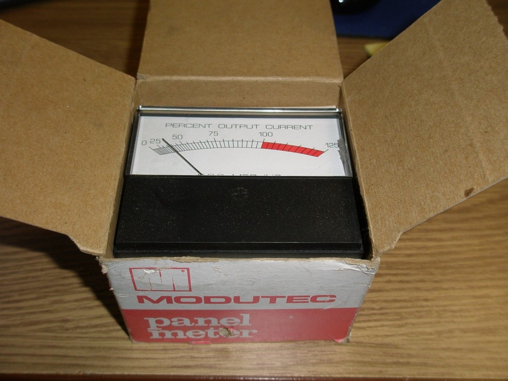 Modutec Panel Meter 0 - 125 Percent Output Current