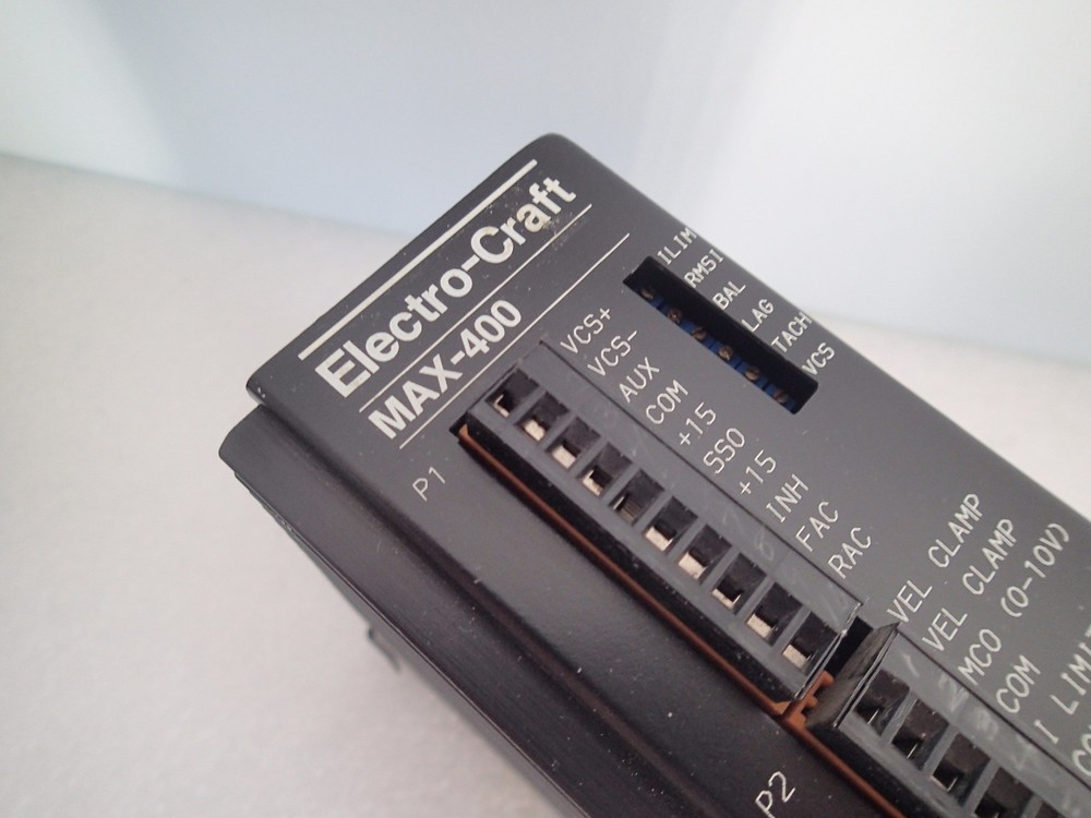 Warranty ELECTRO-CRAFT MAX-400 SERVO CONTROLLER DRIVE