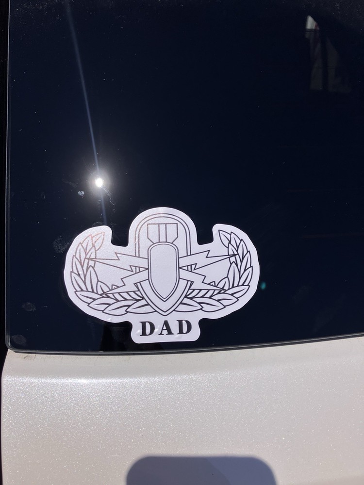 EOD Basic Badge CRAB Sticker DAD